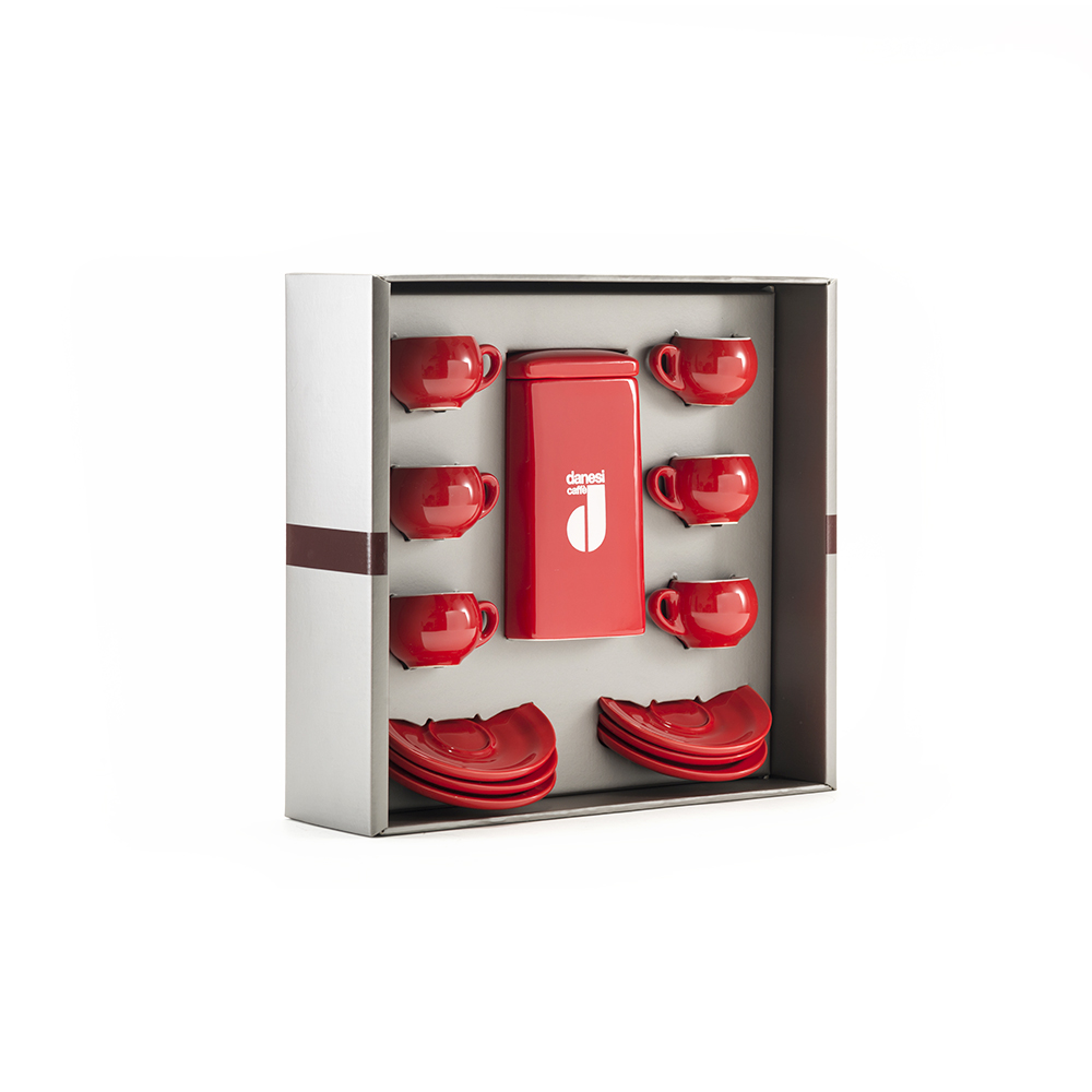 danesi-caff-forma-set-8pz-con-caff-250g-6-tazzine-espresso-contenitore-ceramica image 8