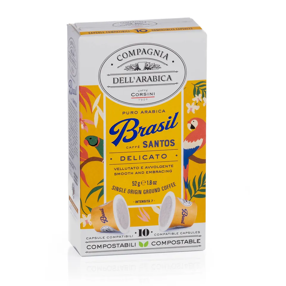 caff-corsini-brasil-puro-arabica-capsule-compostabili-compatibili-nespresso-10-p image 1