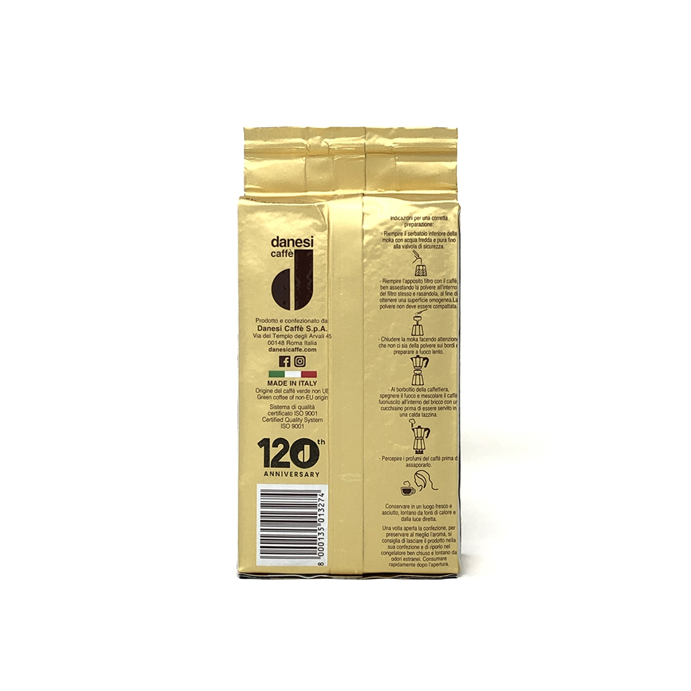 danesi-caff-danesi-oro-miscela-arabica-robusta-pacchetto-da-250g image 4