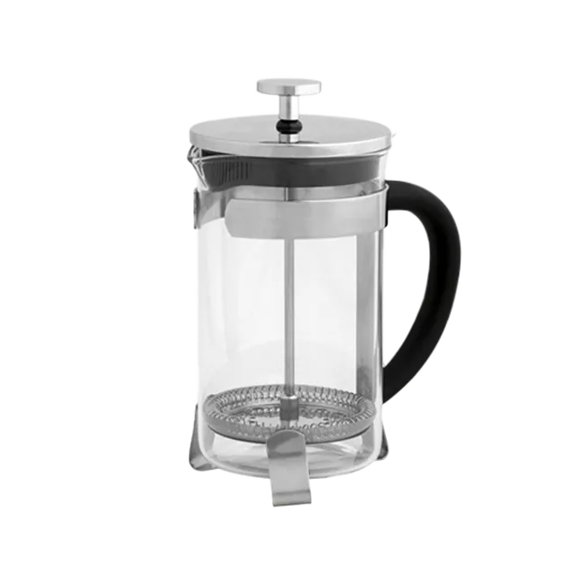 caff-milani-french-press-350-ml-tisaniera-vetro-e-acciaio-inox image 1