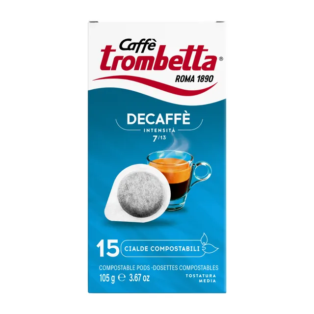 caff-trombetta-decaffeinato-in-cialda-ese-12-confezioni-da-15-cialde-180-cialde image 1