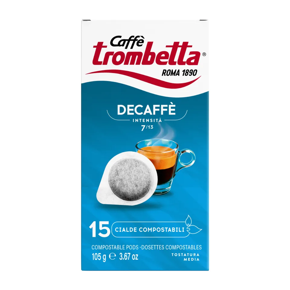 caff-trombetta-decaffeinato-in-cialda-ese-12-confezioni-da-15-cialde-180-cialde image 1