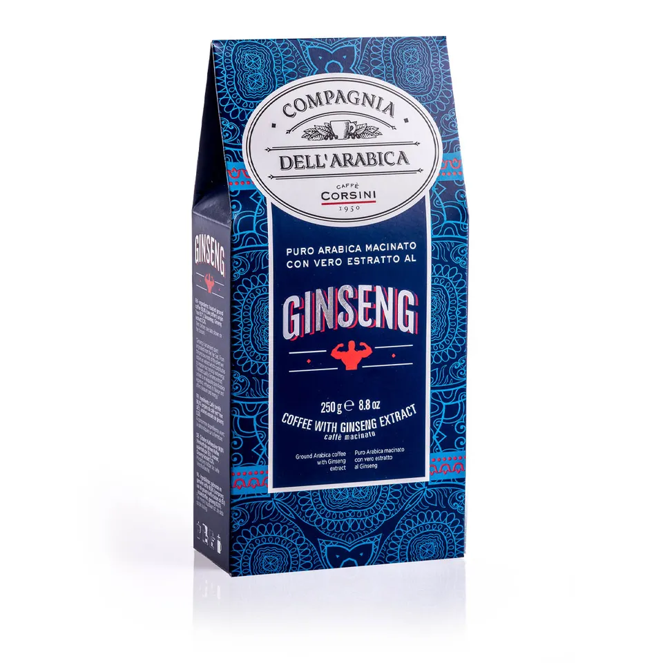 caff-corsini-caff-macinato-al-ginseng-100-arabica-per-moka-250-g image 1