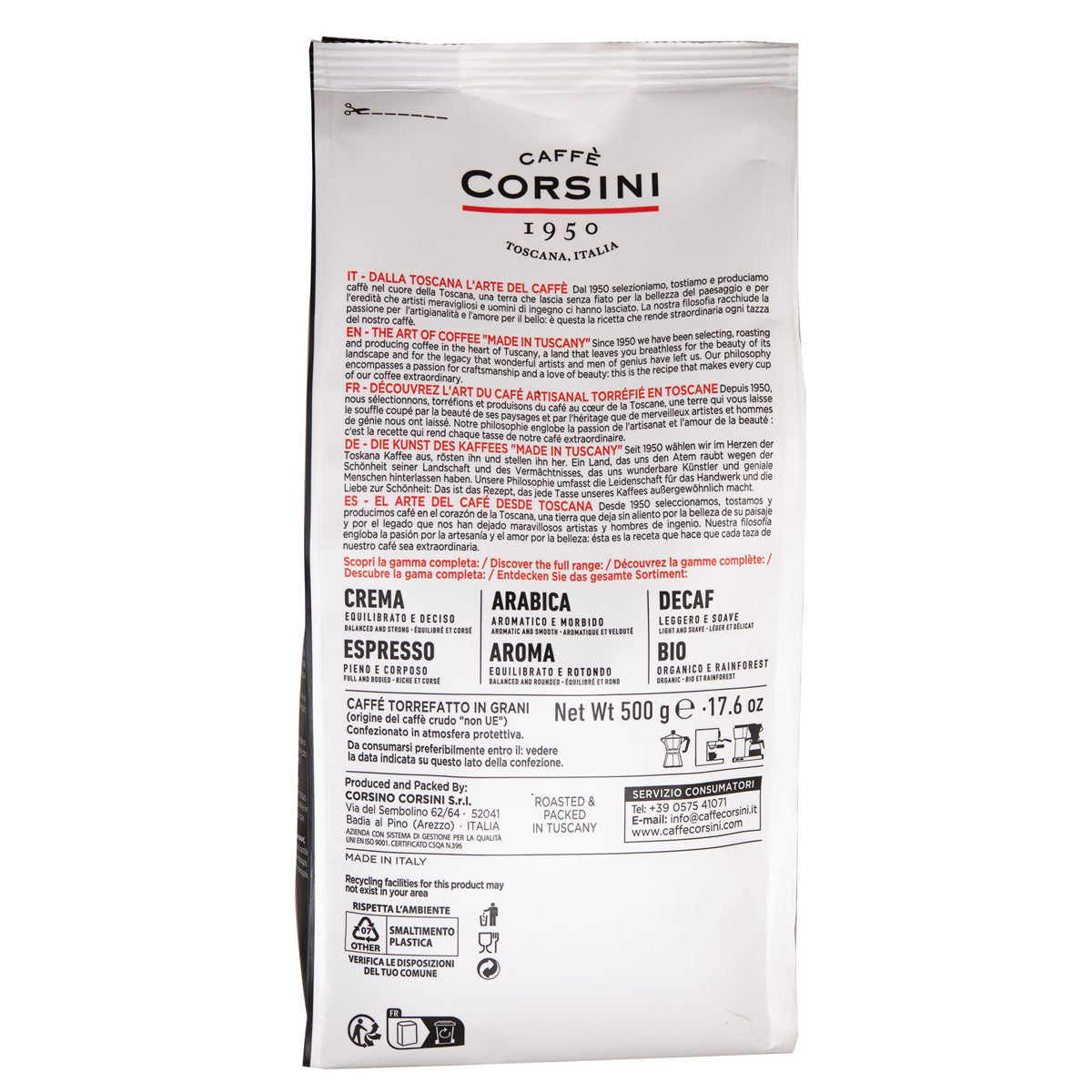 caff-corsini-decaffeinato-arabica-e-robusta-caff-in-grani-500-g-nuova-gamma-home image 6