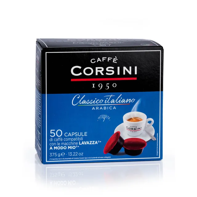 caff-corsini-classico-italiano-100-arabica-capsule-compatibili-lavazza-a-modo-mi image 1
