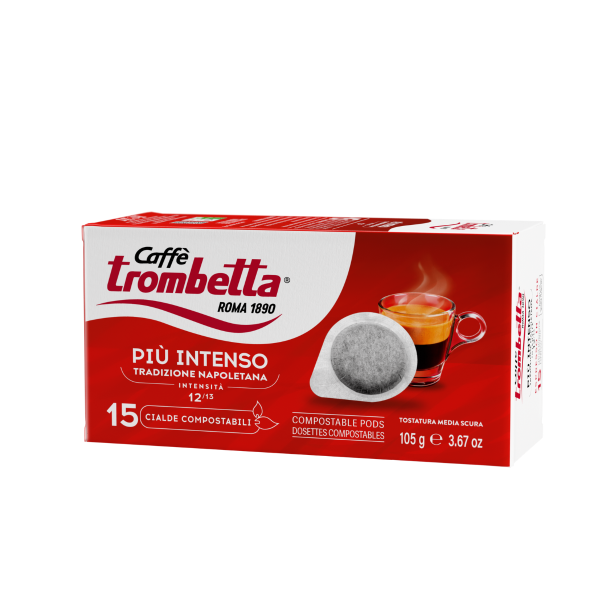 caff-trombetta-pi-intenso-180-cialde-ese-compostabili image 3