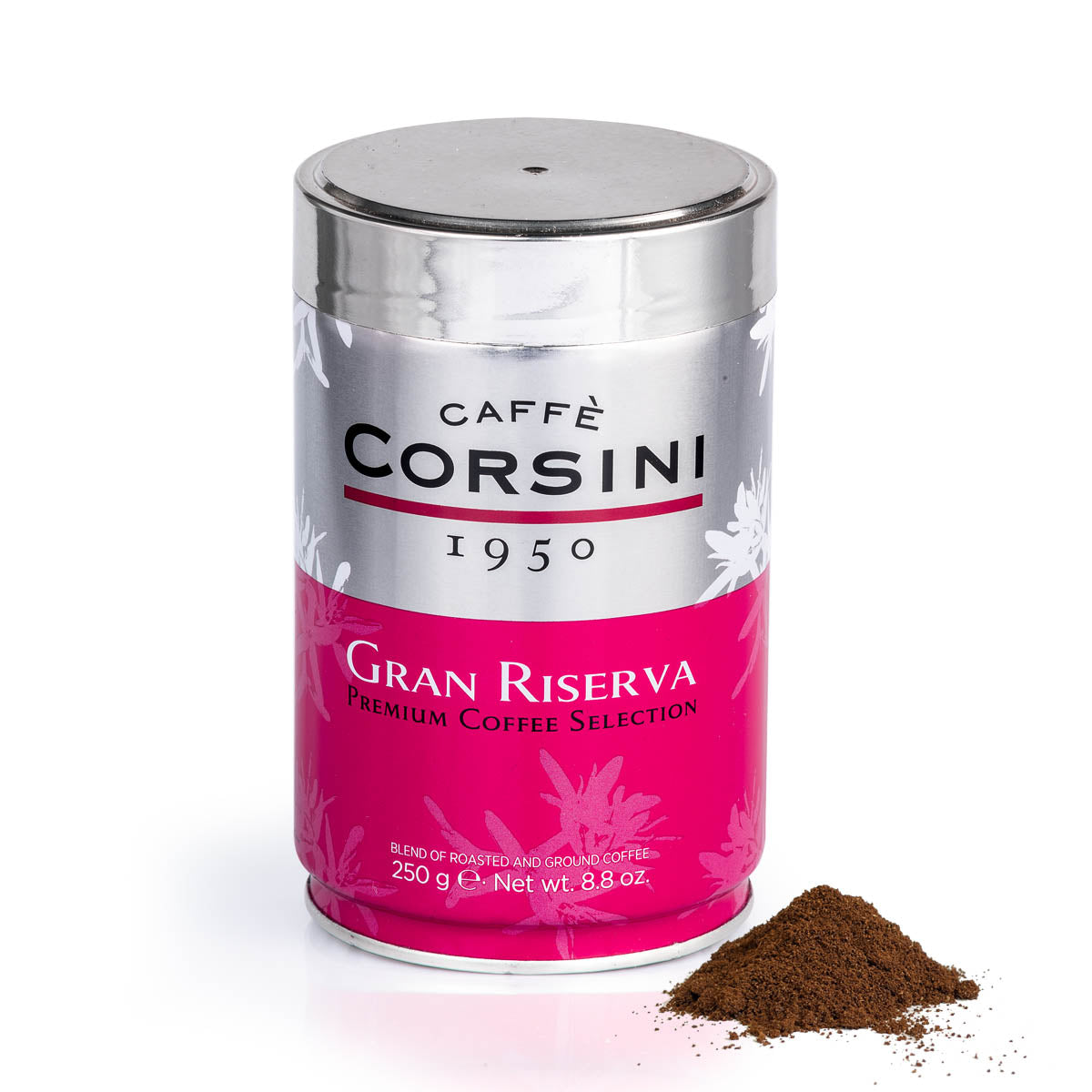caff-corsini-gran-riserva-caff-macinato-in-lattina-250g-cartone-12-pezzi image 2