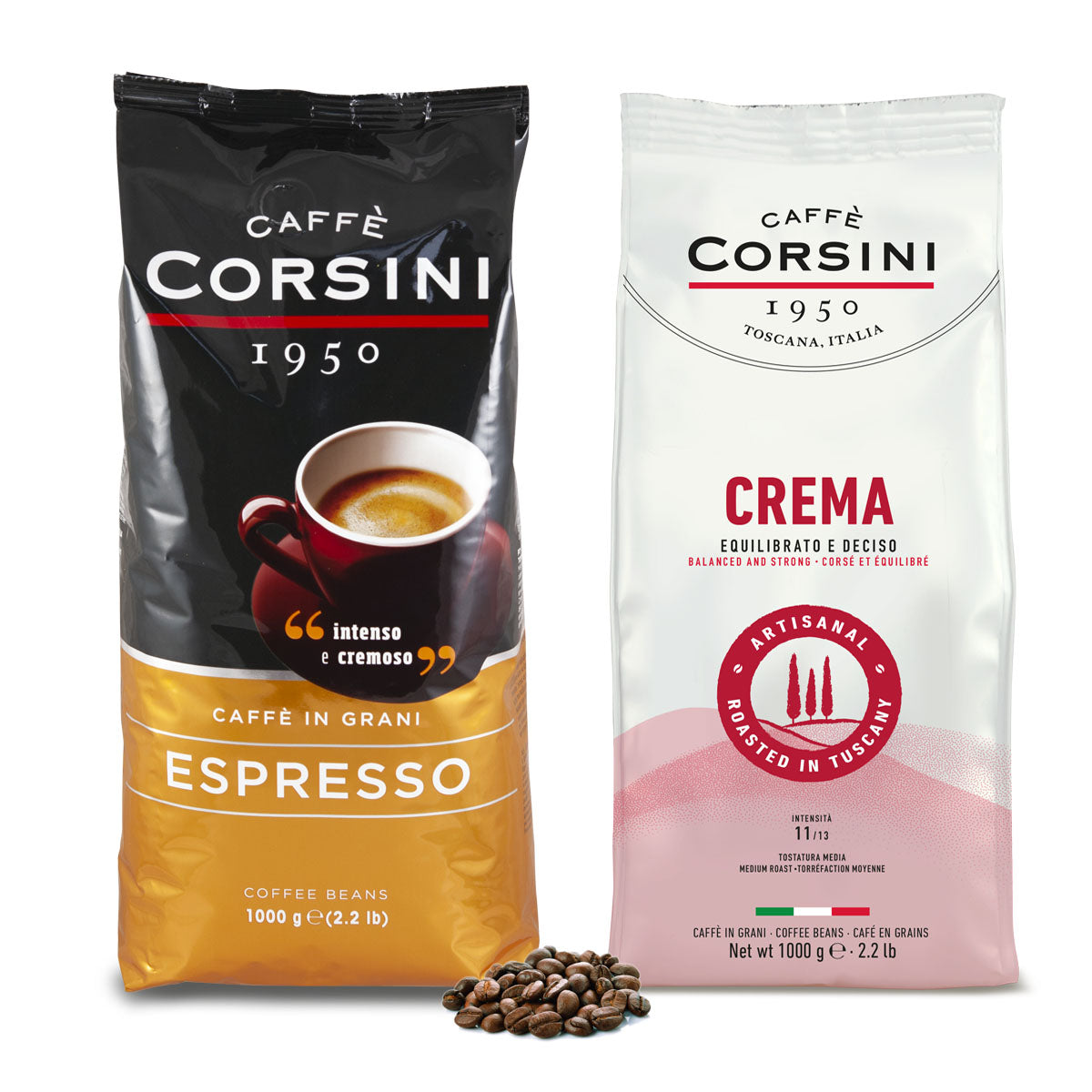 caff-corsini-casa-dolce-casa-caff-in-grani-espresso-crema image 1