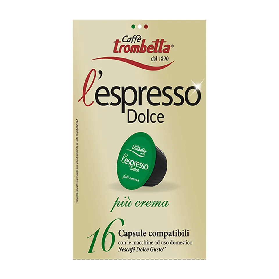 caff-trombetta-l-espresso-dolce-pi-crema-128-capsule-compatibili-dolce-gusto-8x1 image 1