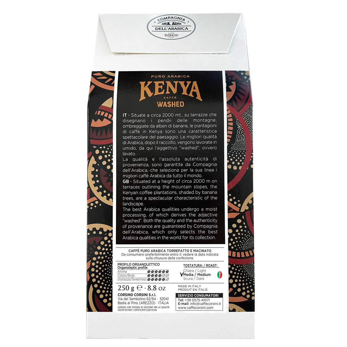 caff-corsini-kenya-washed-100-arabica-caff-macinato-250-g image 2