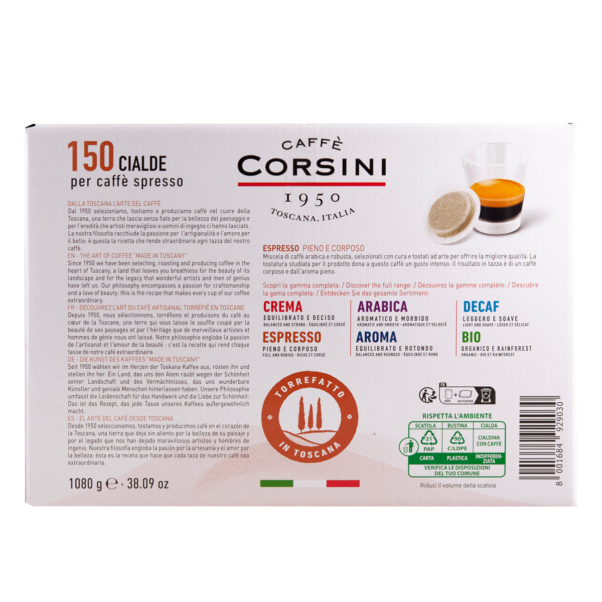 caff-corsini-espresso-cialde-ese-44mm-150-pezzi image 4