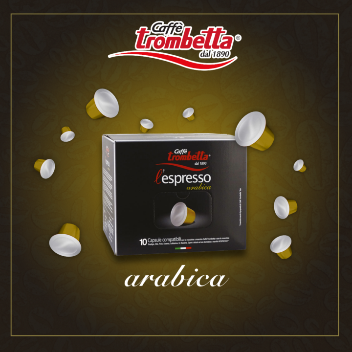 caff-trombetta-l-espresso-arabica-80-capsule-compatibili-nespresso image 2