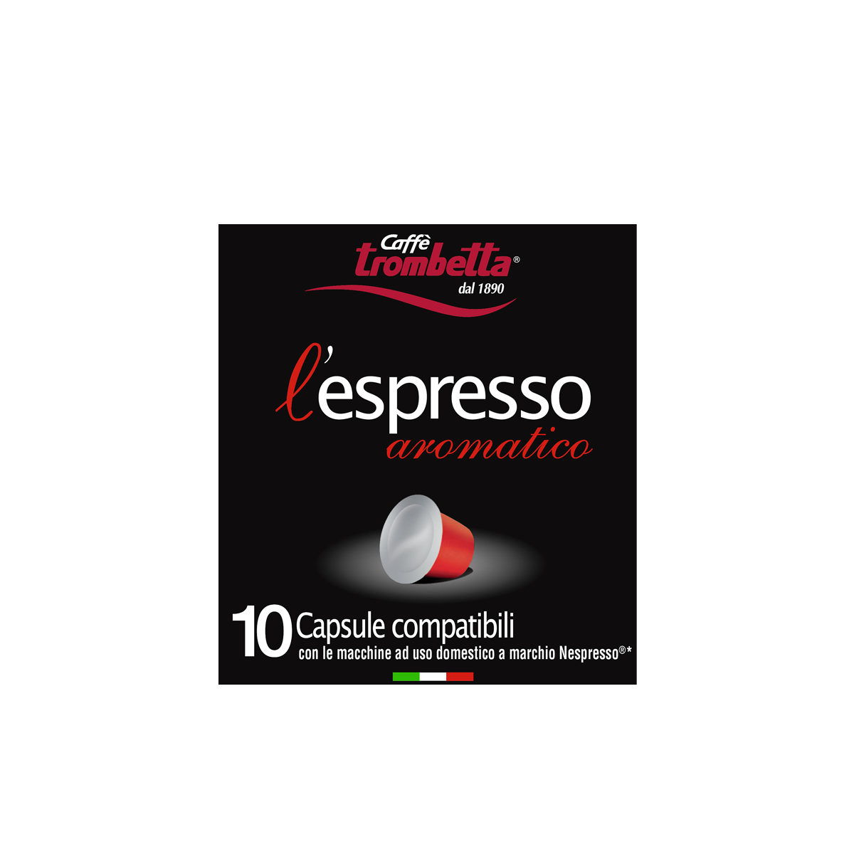 caff-trombetta-l-espresso-aromatico-80-capsule-compatibili-nespresso-8x10 image 1