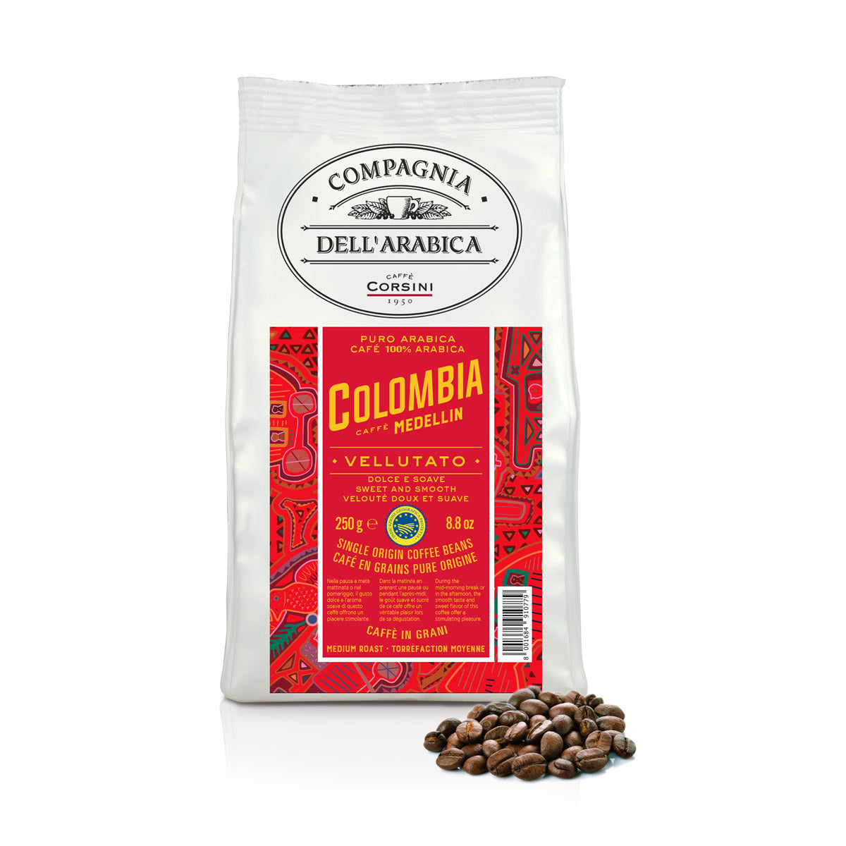 caff-corsini-colombia-medellin-100-arabica-caff-in-grani-250g image 1