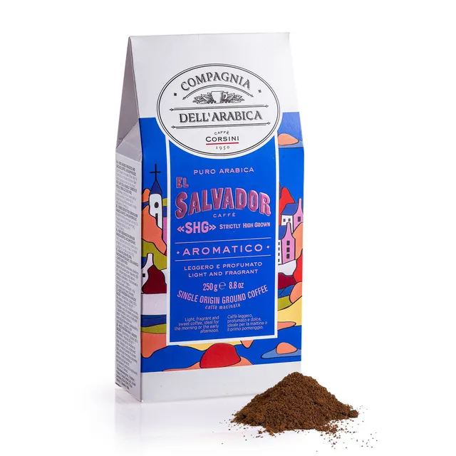 caff-corsini-compagnia-dell-arabica-el-salvador-100-arabica-caff-macinato-250g image 1