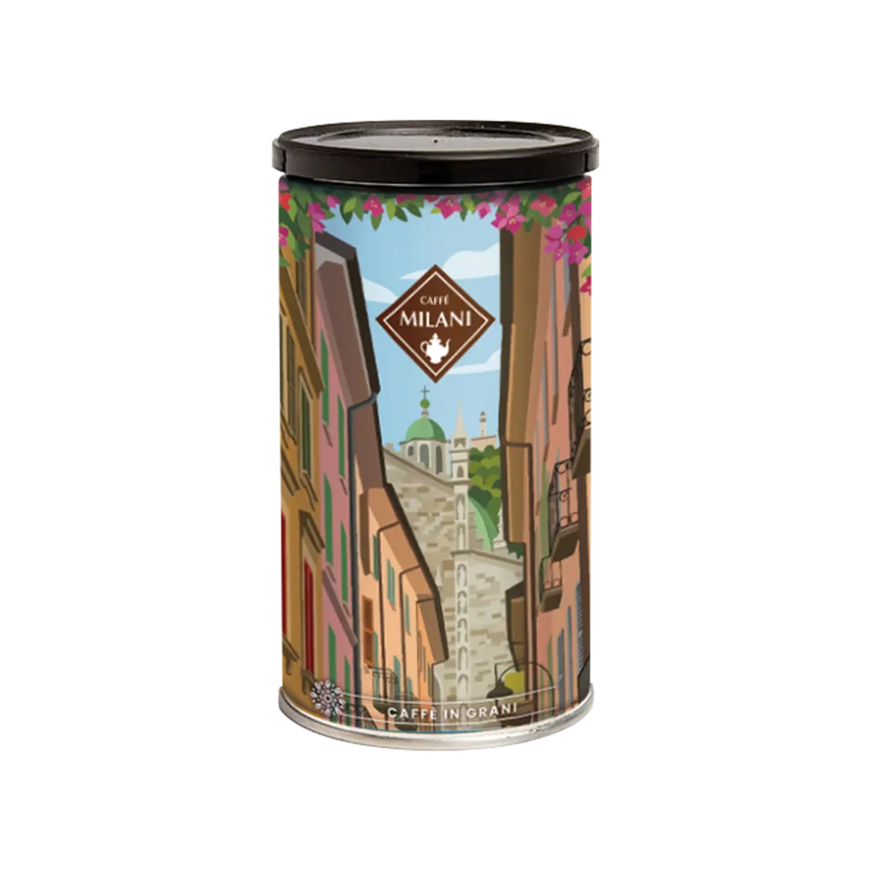 caff-milani-como-city-postcard-collezione-privata-caff-in-grani-250-g image 1