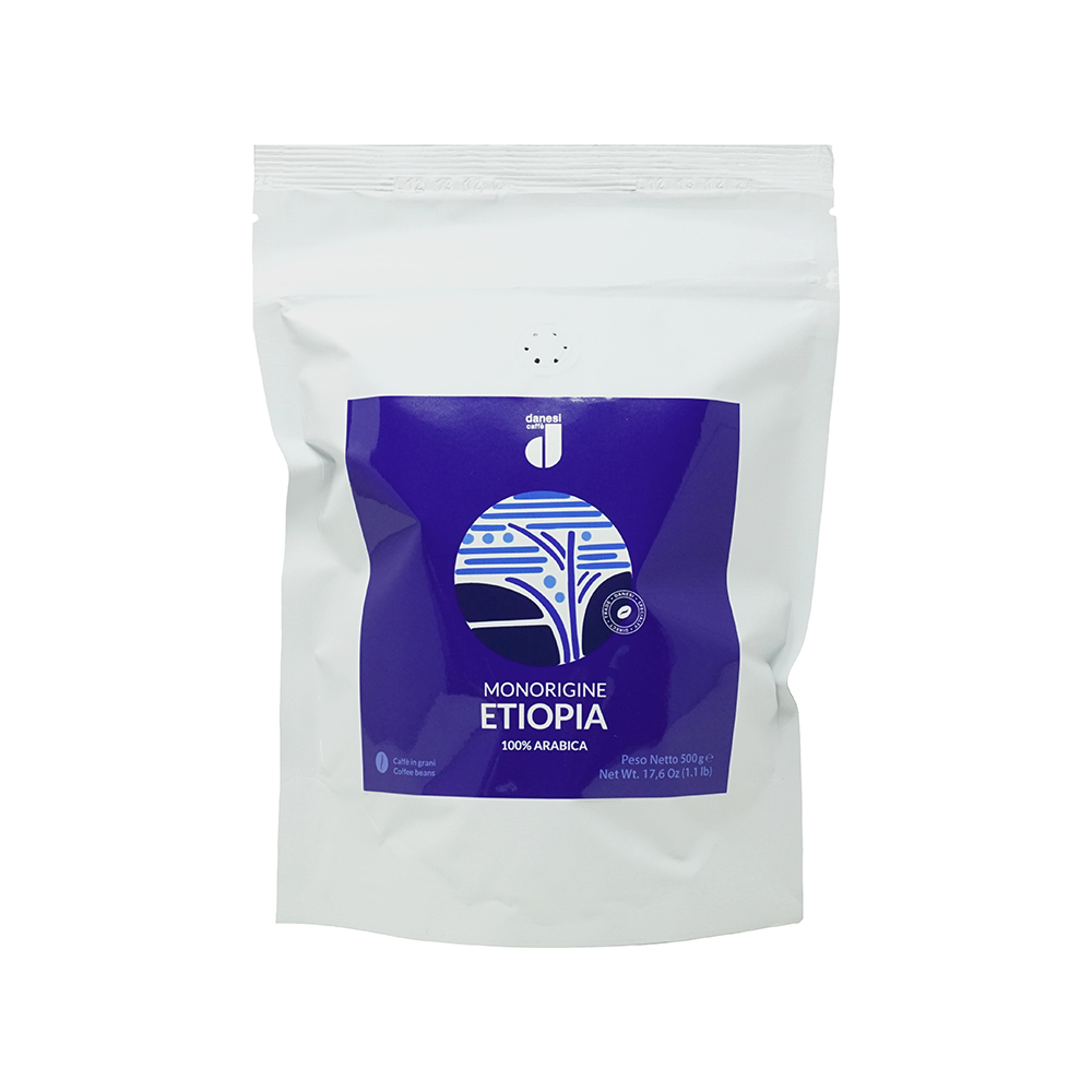 danesi-caff-monorigine-etiopia-100-arabica-caff-in-grani-busta-500-g image 1