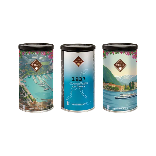 caff-milani-kit-lake-como-coffee-3x-caff-macinato image 1