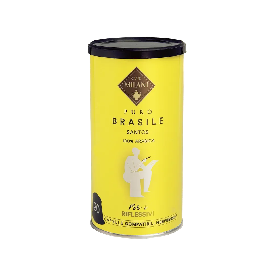 caff-milani-brasile-monorigine-100-arabica-santos-in-capsule-compatibili image 1