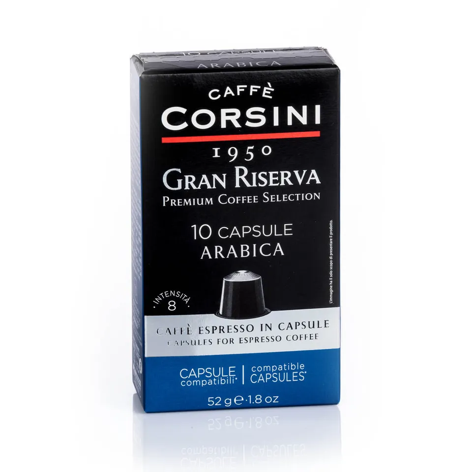 caff-corsini-gran-riserva-100-arabica-10-capsule-compatibili-nespresso image 1