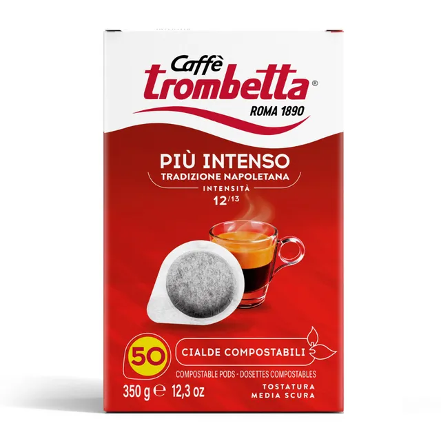 caff-trombetta-pi-intenso-in-cialde-ese-6-confezioni-da-50-cialde-300-cialde image 1