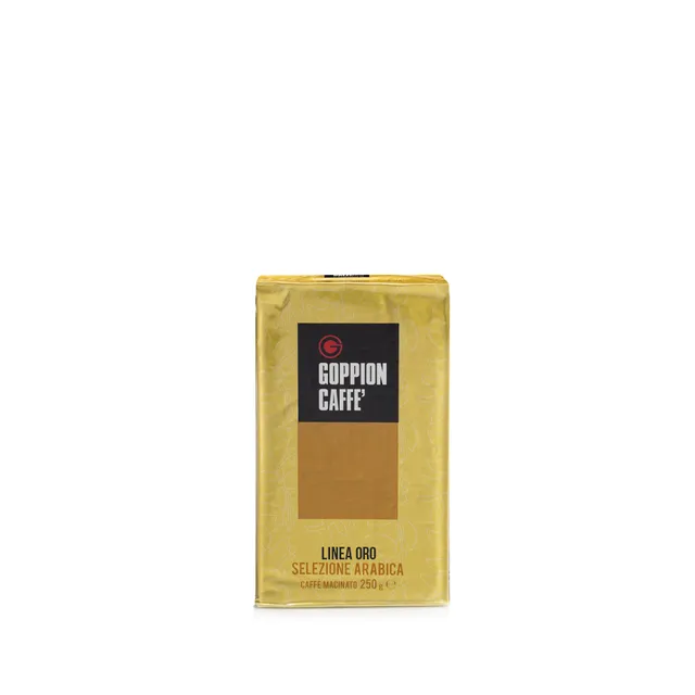 goppion-caff-oro-line-gemahlen-miscela-macinata-prevalentemente-arabica image 1