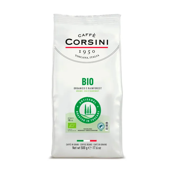 caff-corsini-bio-rainforest-caff-biologico-in-grani-500g image 1