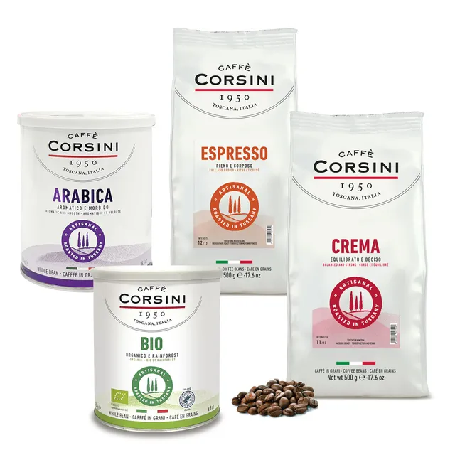 caff-corsini-set-degustazione-nuova-gamma-espresso-in-grani-espresso-crema image 1