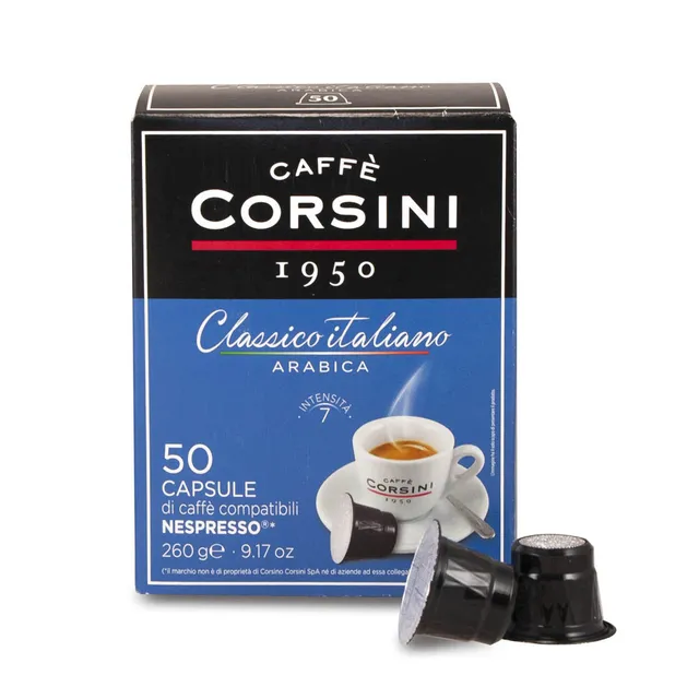 caff-corsini-classico-italiano-100-arabica-50-capsule-compatibili-nespresso image 1